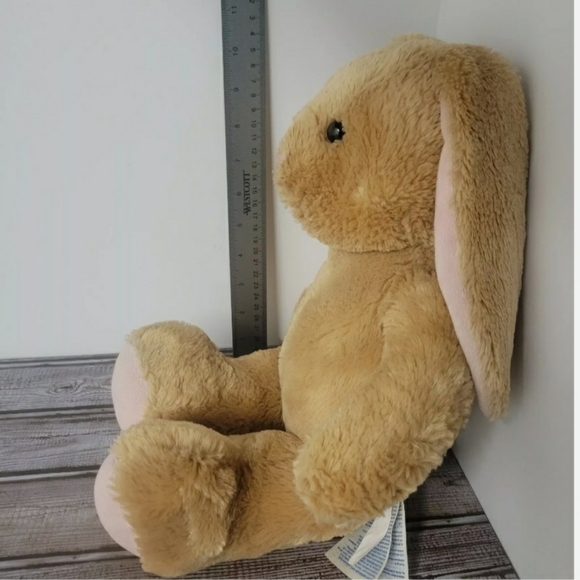 Build A Bear BAB Tan Brown Floppy Ear Bunny Rabbit Plush Stuffed Animal Toy EUC - Picture 3 of 7